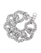 Sparkle crystal bracelet,silver