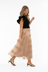 FLORENCE SKIRT ANTIQUE GOLD