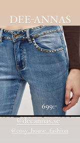 Toxik Jeansbyxan med nitar