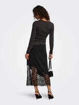 Jacqueline De Yong - Skirt - Black - Jdygeggo Life Mix Lace