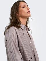 Only - Skjorta - Coffee bean - New Lina Grace