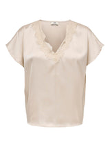 Jacqueline De Yong - Top - Chocolate Plum - V Neck