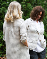 HARBOUR ATTITUDE LINEN DRESS, BEIGE