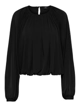 Jacqueline De Yong - Top - Black - Uso L/s Bubblehem