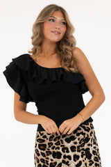 Domino top Black