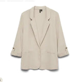Milo loose blazer linnemix