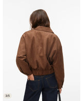 VMSALINA LS FAUX SUEDE BOMBER JACKET