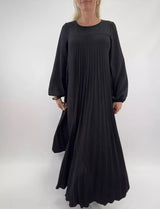 Amanda maxi klänning med ballongärm