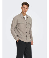 Mark brushed overshirt