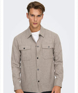Mark brushed overshirt