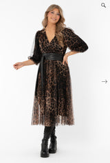 Priscilla tulle dress hazel_black