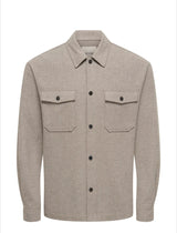 Mark brushed overshirt