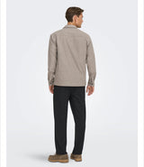 Mark brushed overshirt