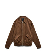 VMSALINA LS FAUX SUEDE BOMBER JACKET