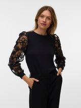 Vero Moda - Topp - Black - Hali
