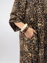 Amanda leo maxiklänning med ballongärm