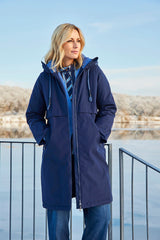 Jacka marinblå Brandtex