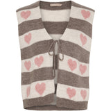 MARTA DU CHATEAU DAM STICKAD VÄST MDCPHOENIX 8069 -