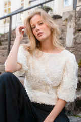 FLEUR BLOUSE CHAMPAGNE