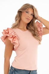 LOIS TOP POWDER PINK