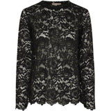 MARTA DU CHATEAU DAM LÅNGÄRMAD SPETS-T-SHIRT MDCMILLEY 7707