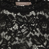 MARTA DU CHATEAU DAM LÅNGÄRMAD SPETS-T-SHIRT MDCMILLEY 7707