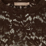 MARTA DU CHATEAU DAM LÅNGÄRMAD SPETS-T-SHIRT MDCMILLEY 7707