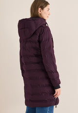 Vinterkappa CECIL DARK PLUM