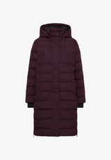 Vinterkappa CECIL DARK PLUM