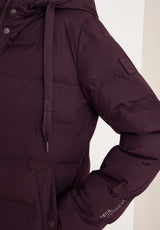 Vinterkappa CECIL DARK PLUM