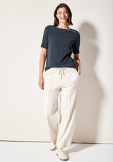 Crepe structure t-shirt CECIL