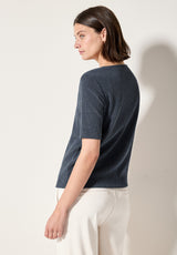Crepe structure t-shirt CECIL