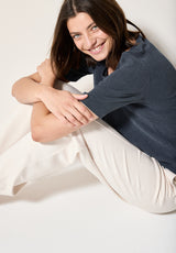 Crepe structure t-shirt CECIL