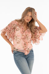 BLOSSOM BLOUSE POWDER PINK/ROSE