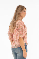 BLOSSOM BLOUSE POWDER PINK/ROSE