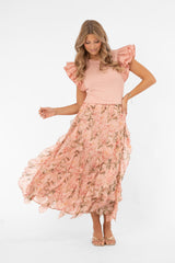 BLOSSOM SKIRT POWDER PINK/ROSE