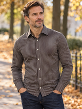 Selected Men - Skjorta coffee Filip