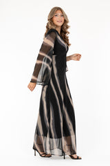 HAVEN DRESS BLACK/CHAMPAGNE