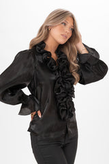 Aria blouse brun