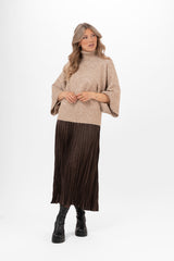 SHILOH SKIRT BLACK KJOL