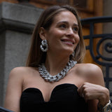 Sparkle crystal earring