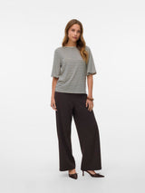 Zamira Berlin wide Vero Moda byxa Chocolate Torte brun