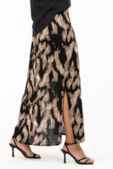 Marlowe Skirt Black/Taupe