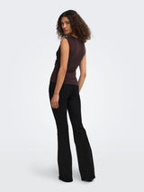 Jacqueline De Yong - Top - Chocolate Plum - Misty S/L