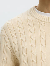 Selected Men - Pullover - Birch - Braun