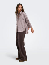 Only - Skjorta - Coffee bean - New Lina Grace