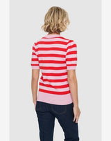 Mila block stripe pullover