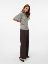 Zamira Berlin wide Vero Moda byxa Chocolate Torte brun