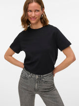 Vero Moda - T-Shirt - Black - Awnaima