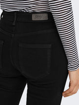 Only - Jeans flare - Black denim - Blush